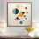 Distant Galaxies Midcentury Elegant Retro I - Abstract Midcentury, reproduction d'art encadrée