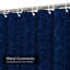 Rideau de douche Christmas avec aigue-marine bleu marine et 12 crochets-2033254481
