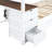 Twintwin Bunk Bed With Desk, Twin Size Trundle In White + Walnut Design Space Optimizing Storage