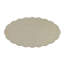 Table basse de salon, plateau ovale blanc propre avec tablette inférieure, pieds tournés, 50 po x 28 po