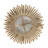 27" in Sunburst Design Wall Mirror