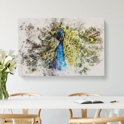Peacock Vol.2 - Wrapped Canvas