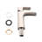 Brushed Nickel Single Handle Waterfall Faucet - Ideal For Bathroom Decor, Precise Flow, Lead , Rust, Solid Brass Safe To Use, Corrosion , Restroom-128956828