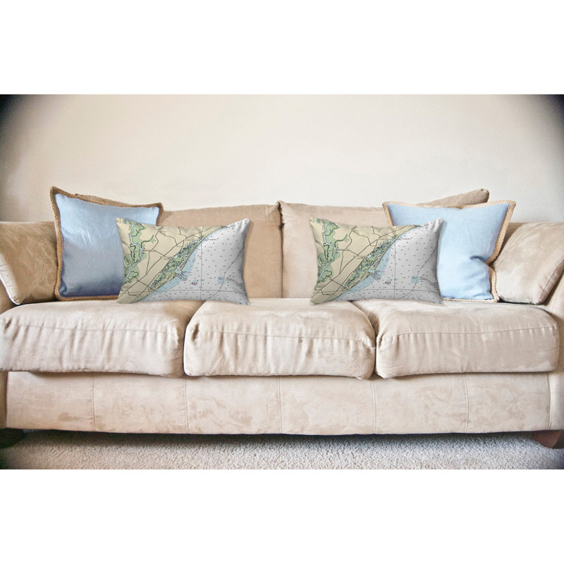 Coussin extérieur d'extérieur mural Murells Inlet, SC