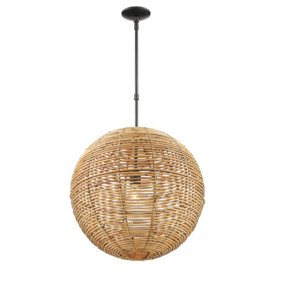 Luminaire suspendu en forme de globe à 1 lumière Laflin