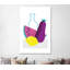 Watermelon, Lemon and Aubergine 1 Piece Wrapped Canvas Wall Art-400077645