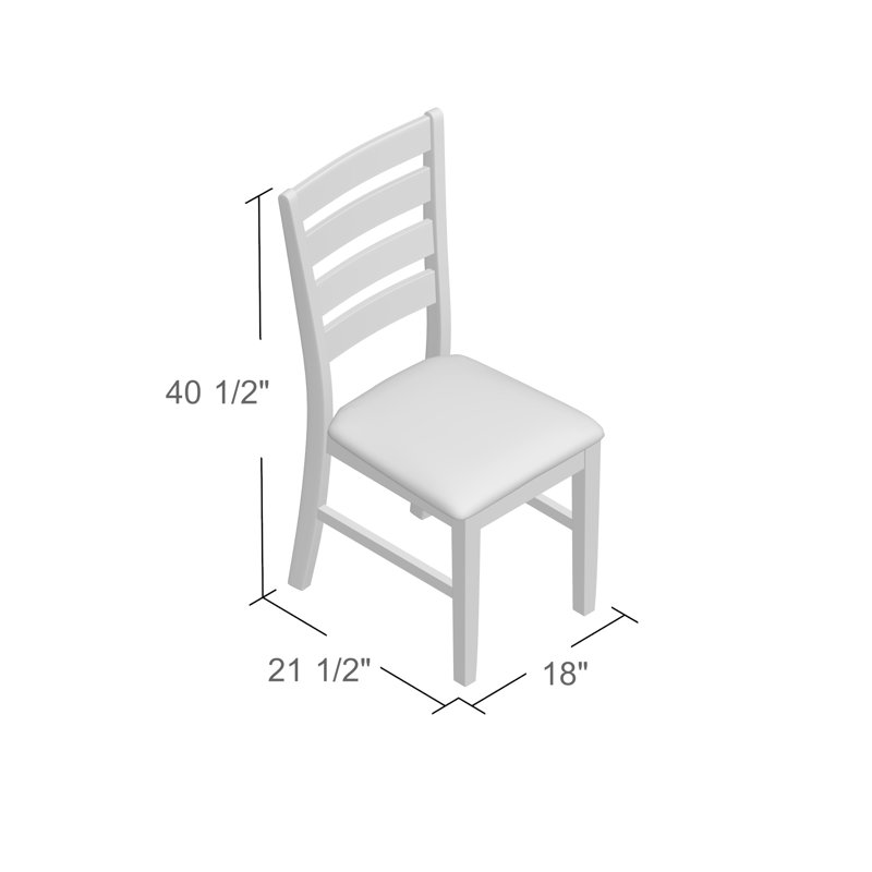Chaises d'appoint Channel Island Emery, noyer