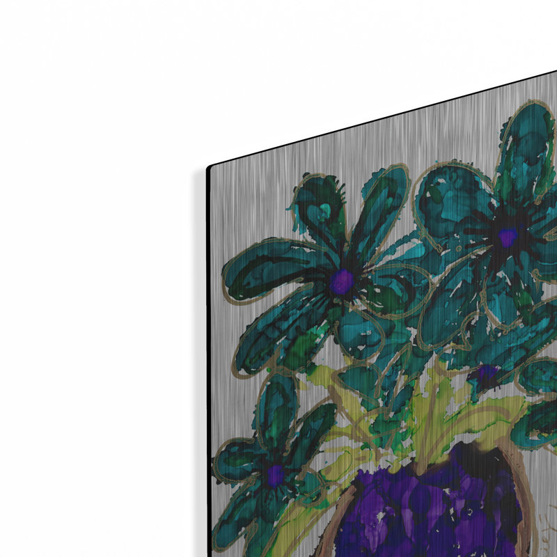 Art mural en métal Latitude Run®, H 16 po x l 12 po