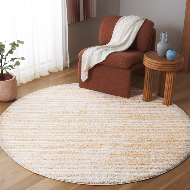 Rumi Shag Performance Rug, Round 6'7"
