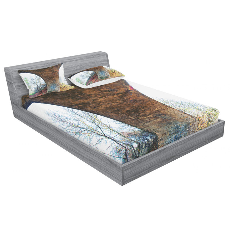 Microfiber Sheet Set, Full Sheet Set with Fitted Sheet