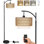 Quaniece 72.8 " LED Arched Floor Lamp