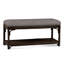 Summer Retreat Wicker Shelf Storage Bench-71425181-71425234