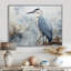 «Blue Great Heron In Miminal Harmony I», art mural héron-1232133738-1232133739