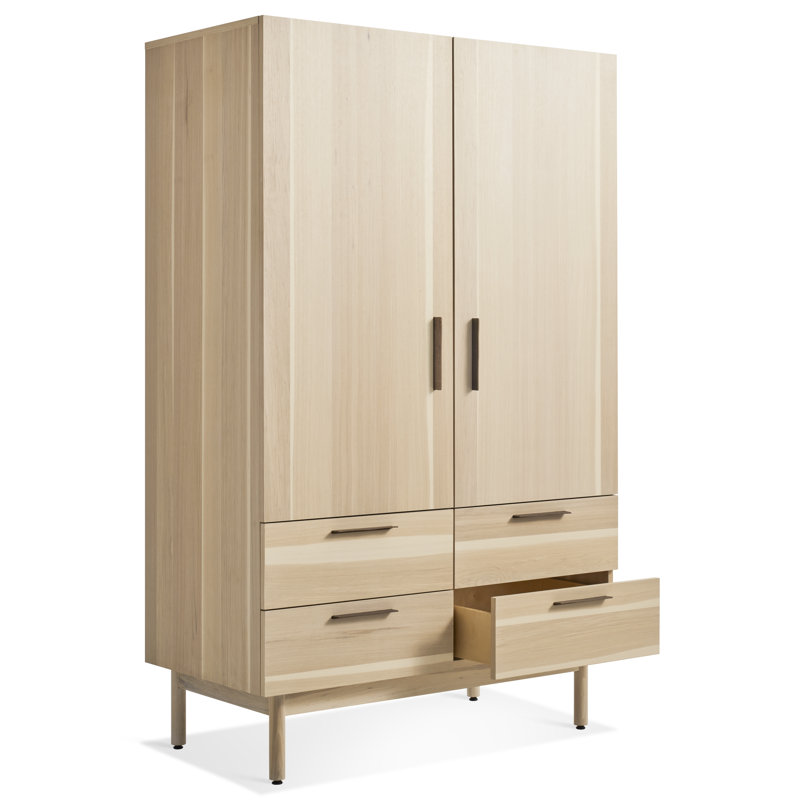 Shale 2 - Door Armoire, Hickory