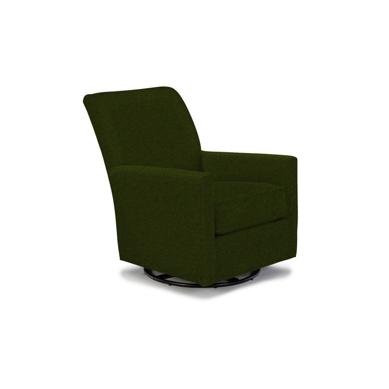 Elise Swivel Armchair, Olive Polyester