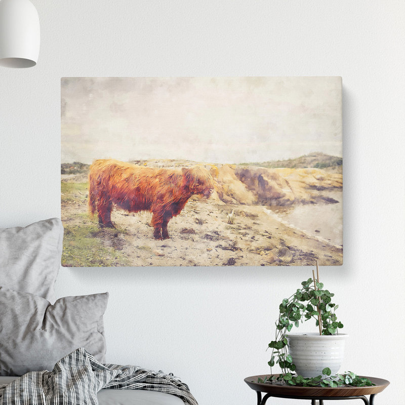 Highland Bull Cow Vol.3 - Wrapped Canvas, 35cm H x 50cm W x 3cm D