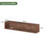 Ensemble de 3 tablettes murales 47 po