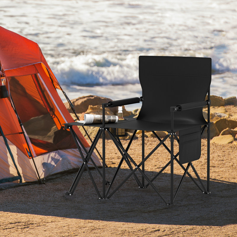 Folding Camping Chair, Black