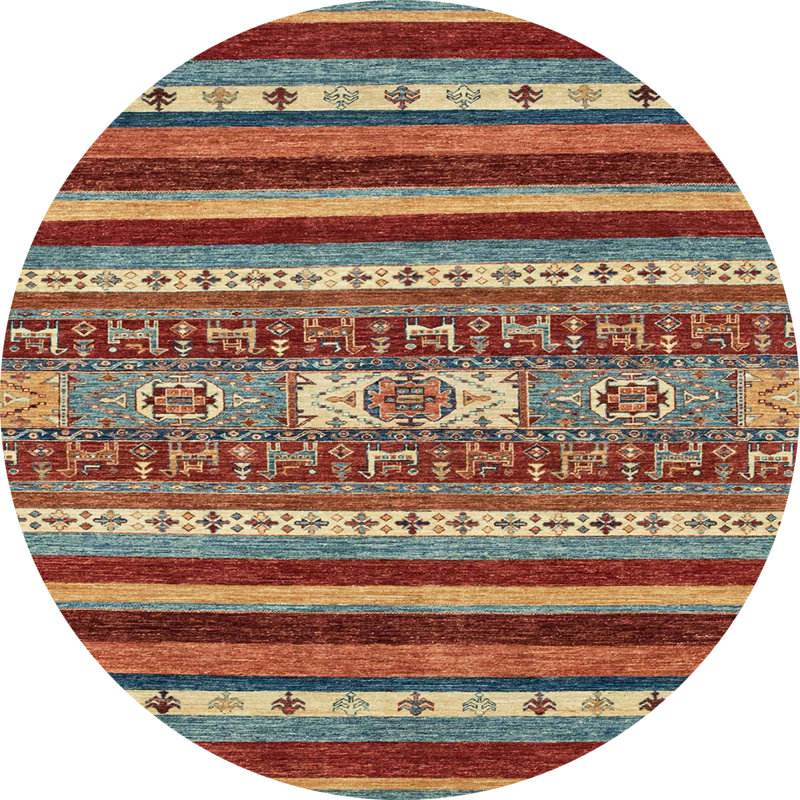 Tapis abstrait moderne 2393, Rond 4 pi