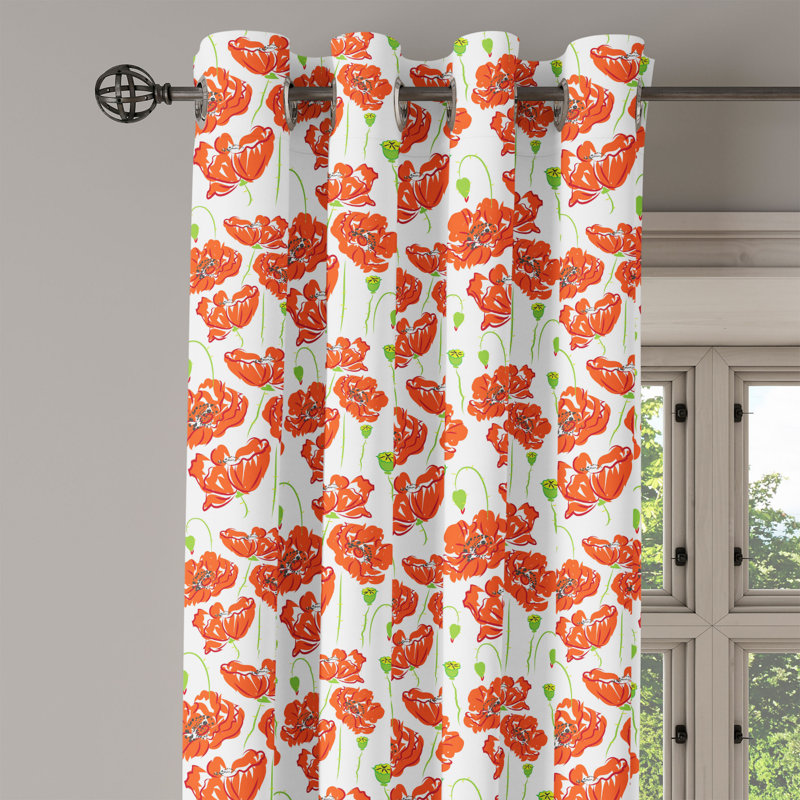 Sateen Blackout Curtains / Drapes Single Panel