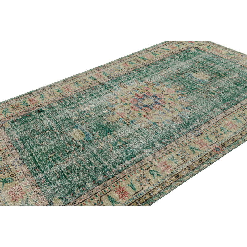 One-of-a-Kind Rectangle 5'9" X 9'1" Hand Knotted Area Rug