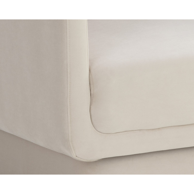 Lounge Chair, Taupe Polyester