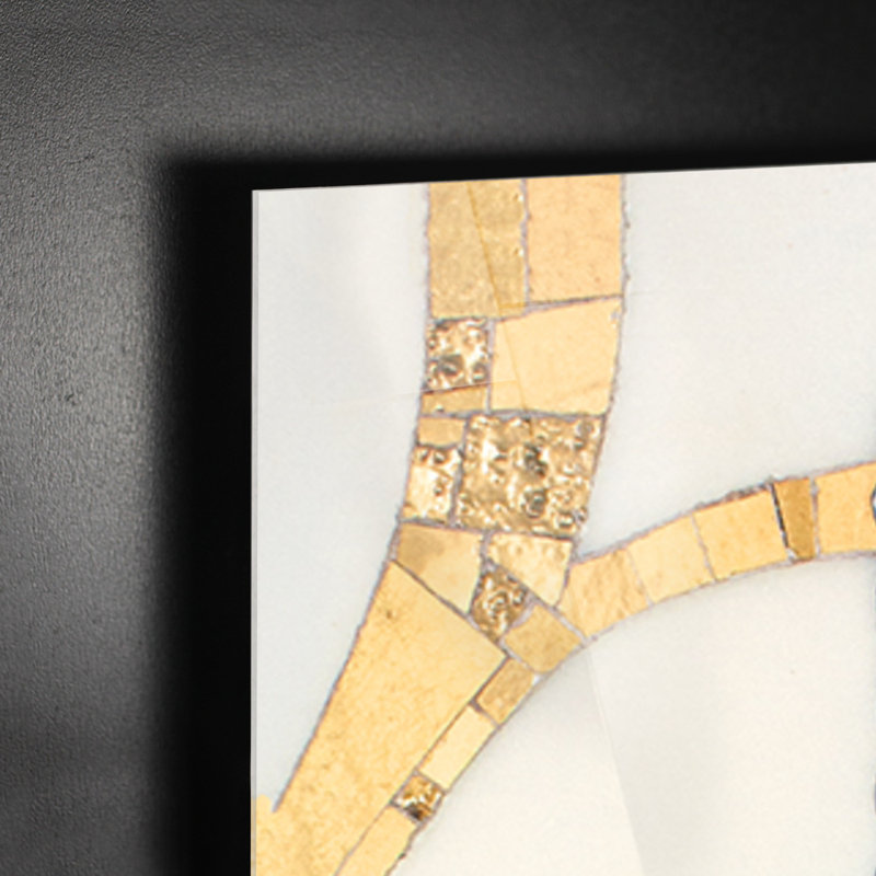 Lavender Spikes by Gustav Klimt - Unframed Graphic Art on Glass, 95cm H x 65cm W