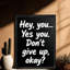 Encadrement noir - message inspirant rétro-1801842890