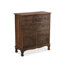 Armoire d'appoint en bois manufacturé brun foncé