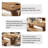 70.87"All-Solid Pine Slab Long Rectangular Conference Table-411798375