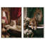 «Feline Glam Bath Duo», ensemble de décorations sur toile encadrées par Art Remedy, cadre argenté, 36 x 54-424205699-424205710