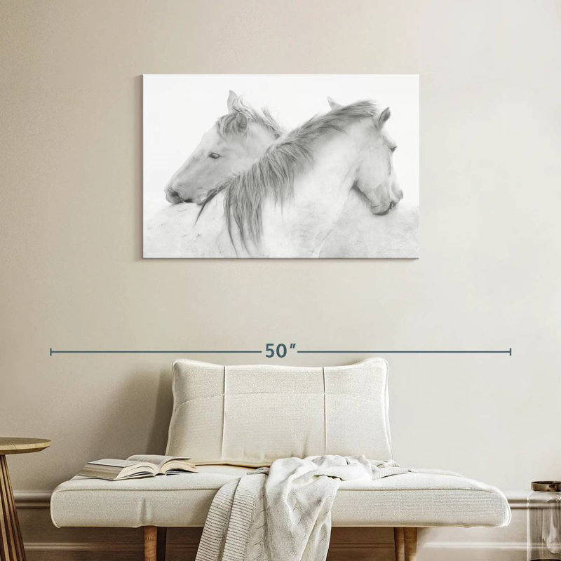 Brampt Stas Horses, 24" H x 36" W