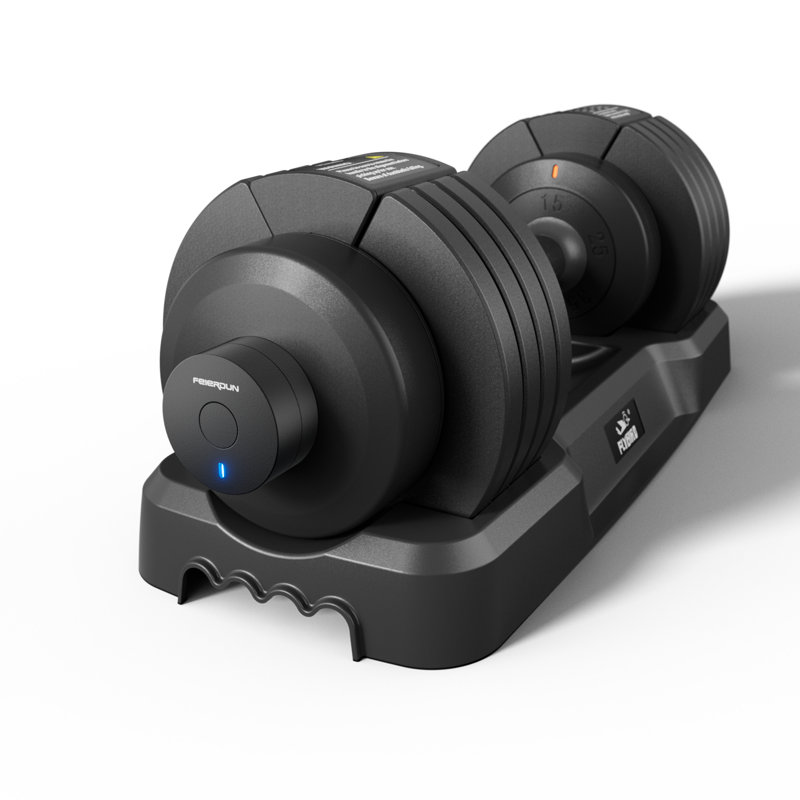 Feierdun Dt1 Smart Bluetooth Dumbbell Tracker avec App - Universal Rep & Workout Captor