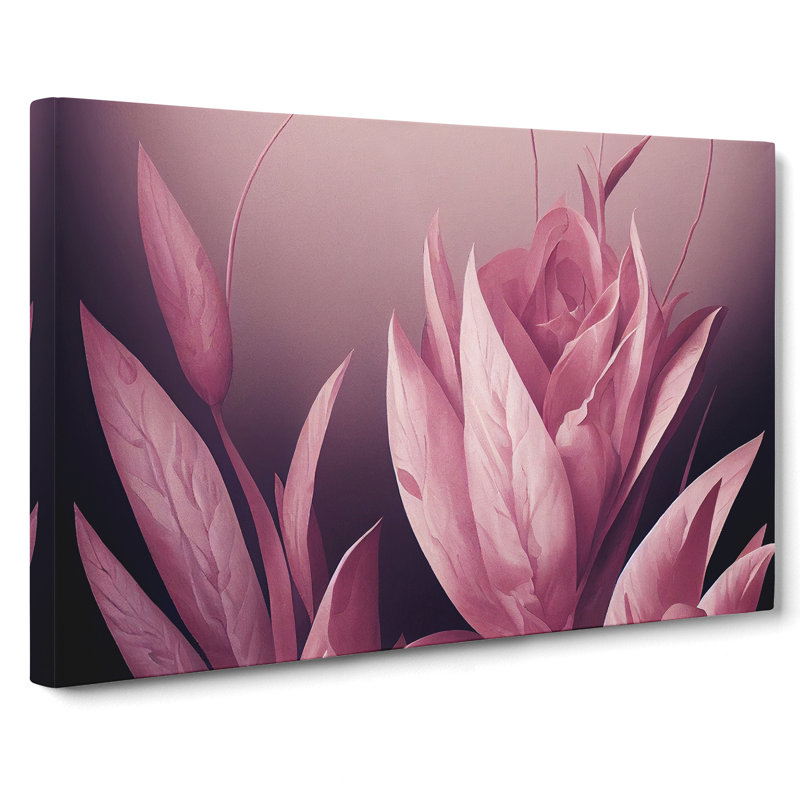 Lush Flower - Wrapped Canvas, 35cm H x 50cm W x 3cm D