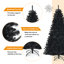 Arbre de Noël en pin noir 72 po avec 250 lumières DEL Costway