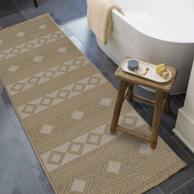 Jute Boho Runner Tan/Beige_MYS2302