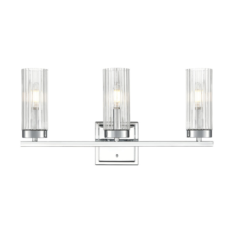 Turman 21" Wide 3-Light Vanity , Polished Chrome
