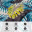 Contemporary Tropical Floral Leaves Non Slip Area Rug-2006981504