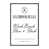 Toile encadrée de bois rustique foncé