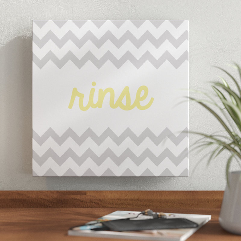 «Rinse» par Anna Hamily, impression sur toile, H 12 po x l 12 po, Toile tendue