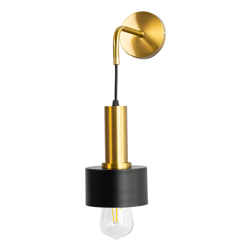 Fadzai 1 - Light Dimmable Black Long Armed Sconce for Bedside