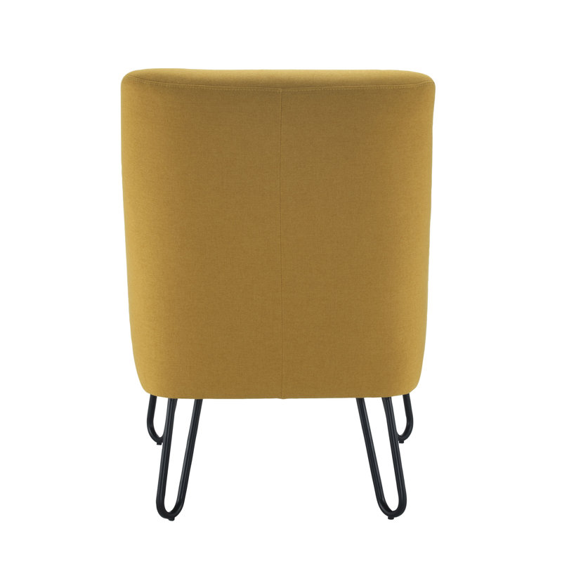 Foerer Reception Chair, Mustard