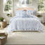 Striped and Toile Comforter Set