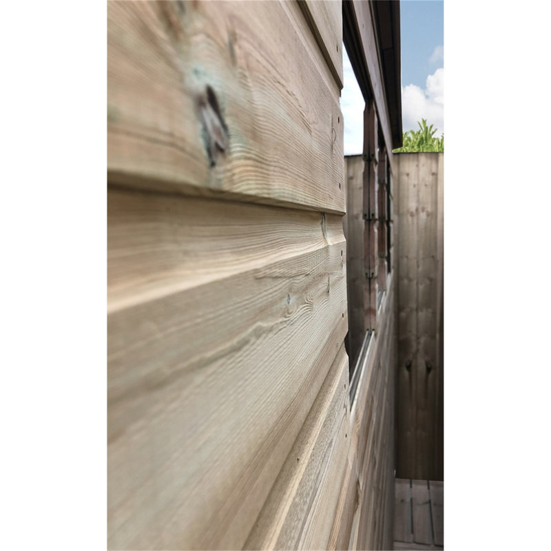 Transit 6 ft. W x 7 ft. D Solid Wood Garden Shed