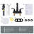 Centerset 2-handle Bathroom Faucet with Drain Assembly-56118831