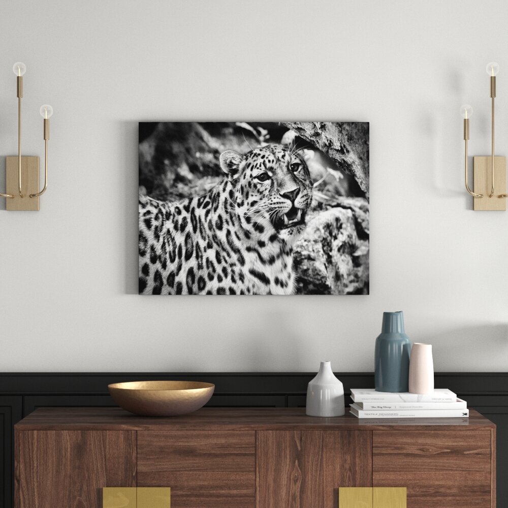 Prächtiger Leopard Wandkunst auf Leinwand