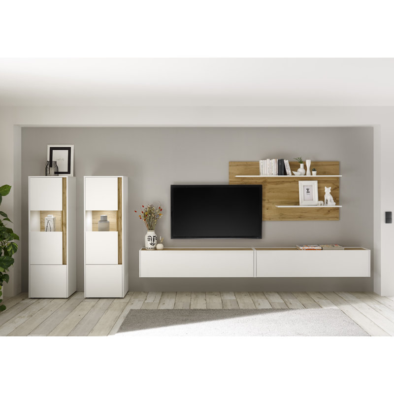 Alexix Unfinished Entertainment Centre for TVs up to 65", White