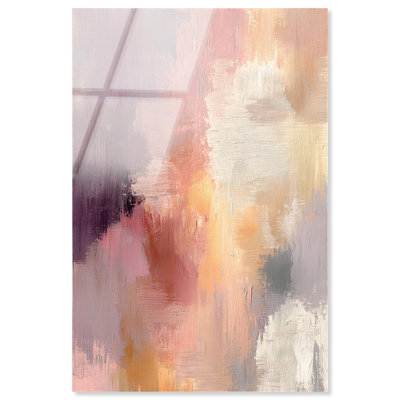 Décoration murale abstraite imprimée à l'acrylique «Wokeham II» par Art Remedy, prête à être suspendue, 16 x 24