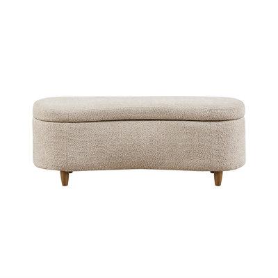 Banc de rangement Boucle Taupe