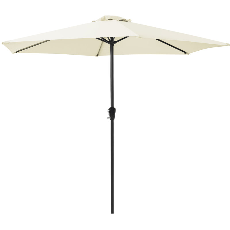 Enya 270cm Market Parasol, Beige